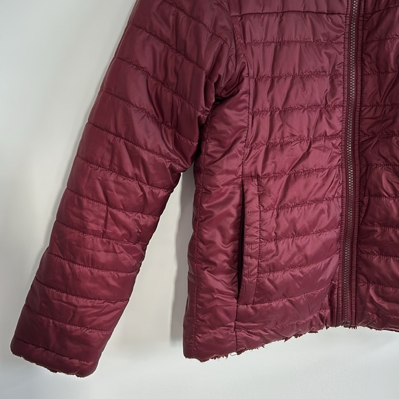 Excellent Condition North Face Girls Mossbud Swirl Reversible Jacket Large 14/16 - Picture 7 of 17